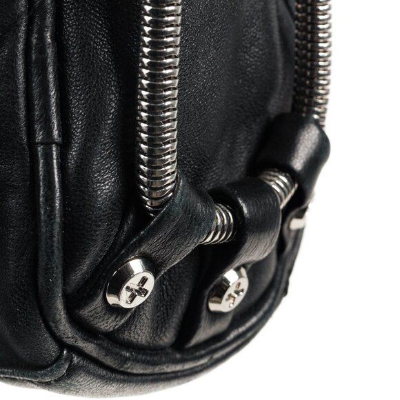 Alexander Wang Mini Brenda Black Leather Crossbody Bag - Picture 7 of 10
